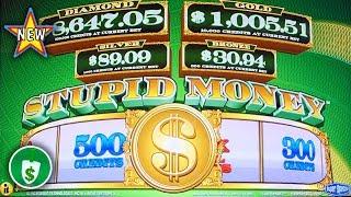 •️ New - Stupid Money slot machine, bonus