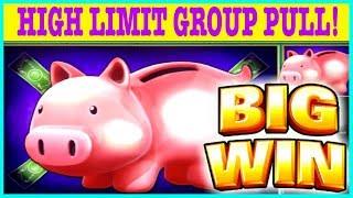 HIGH LIMIT GROUP PULL IN LAS VEGAS • CAN WE GET A BIGGY PIGGY •