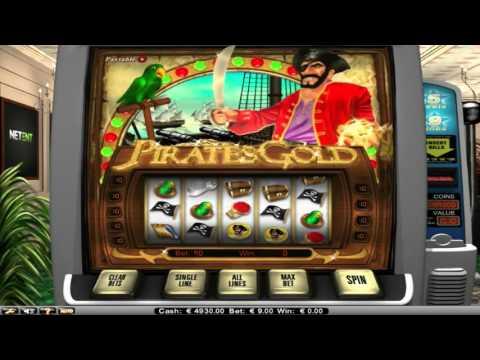 Free Pirates Gold slot machine by NetEnt gameplay ★ SlotsUp