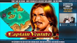 BIG WIN!!! Captain Venture BIG WIN - Bonus round - free spins (Online slots)