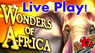 **MAX BET - Wonders of Africa | Slot Machine  Live Play | SlotTraveler