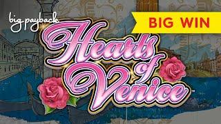 Hearts of Venice Slot - UP TO $8 MAX BETS - NICE SESSION!
