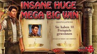MUST SEE!!! INSANE HUGE MEGA BIG WIN ON BOOK OF DEAD SLOT (PLAY'N GO) - 2€ BET! • CasinoTest24DE