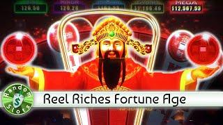 Reel Riches Fortune Age slot machine, Wheels and Bonus