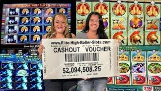•2 MILLION DOLLAR SLOT WIN! Jackpot, Handpay VEGAS CASINO Aristocrat, IGT WMS MUST SEE | SiX Slot • 