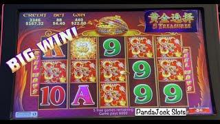 Big Win on 5 Treasures and Fu Nan Fu Nu bonus ⋆ Slots ⋆