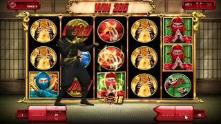 The Ninja slot - 4,985 win!