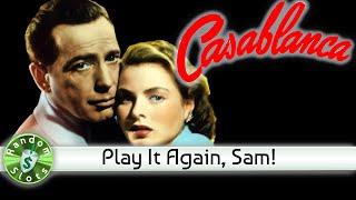 Casablanca slot machine, Encore Bonus and Progressives