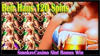 BEIR HAUS 200 Slot Machine 120 Bonus Spins ~ WMS