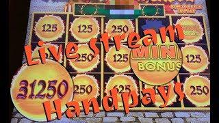 • Bellagio Live Stream - $2000 (2) Handpays Live
