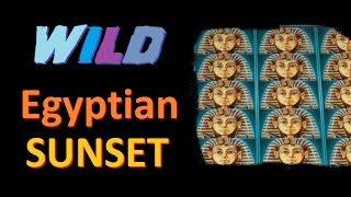 ★ A WILD WIN!! Egyptian Sunset Slot Machine Bonus (Part 1 Of 2)! ~Konami  (DProxima) ★