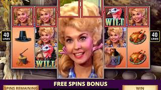 THE BEVERLY HILLBILLIES: TURKEY DAY Video Slot Casino Game with a FREE SPIN BONUS