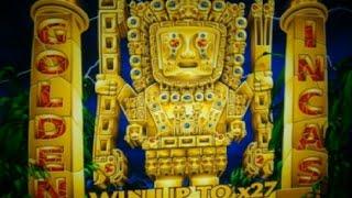 GOLDEN INCAS - COMPILATION 8 VIDEOS - ARISTOCRAT SLOT MACHINE