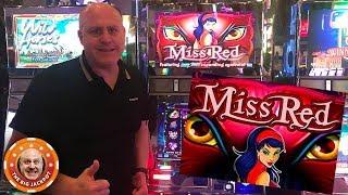 MISS RED SLOT WINS! 1st Time Playing Slot Fun!