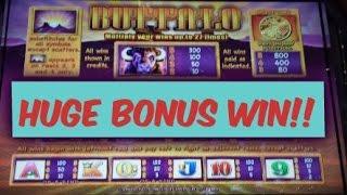 Aristocrat Buffalo Slot Machine Bonus - HUGE WIN! Choctaw Casino Durant OK