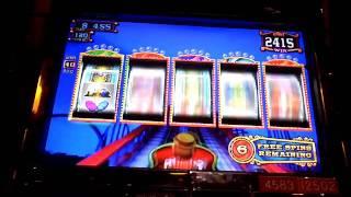 Monopoly Boardwalk slot bonus win at Sands Casino
