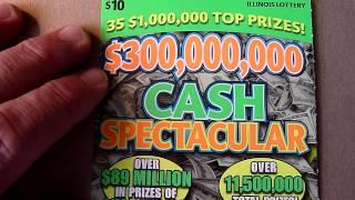 Cash Spectacular - Illinois Lottery Instant Scratch off ticket