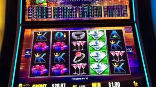 Downtown Diamonds slot machine free spins bonus