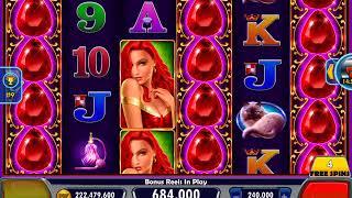 RUBY STAR Video Slot Casino Slot Game with a FREE SPIN BONUS