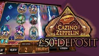 Cazino Zeppelin - €/£ 50 deposit to how much?!