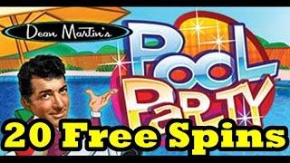 WMS - Dean Martin Pool Party - 20 Free Spins!