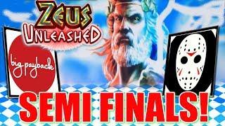 • $100 Zeus Unleashed • 2019 Slot-Oberfest Tournament | The Semi Finals