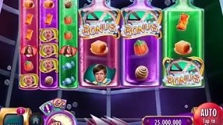 WILLY WONKA: BUBBLES, BUBBLES EVERYWHERE Video Slot Casino Game with a BONUS