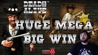 HUGE MEGA BIG WIN on Dead or Alive Slot (NetEnt) - 1,80€ BET!