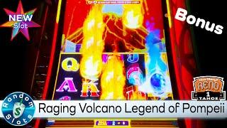 ⋆ Slots ⋆️ New - Raging Volcano Legend of Pompeii Slot Machine Bonus