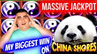 My BIGGEST JACKPOT On China Shores | Slot Machine MEGA HANDPAY JACKPOT