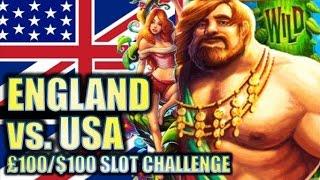UK vs USA Slot Challenge - Giants Gold Slot Biggest Bonus Wins