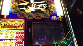 Elvis Slot Machine Bonus Round Downtown LasVegas