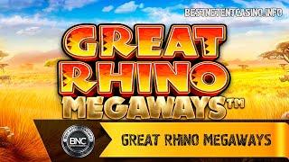Great Rhino Megaways slot by Pragmatic Play