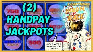 HIGH LIMIT Lightning Link Moon Race (2) HANDPAY JACKPOTS $25 Bonus Round Slot Machine EPIC COMEBACK