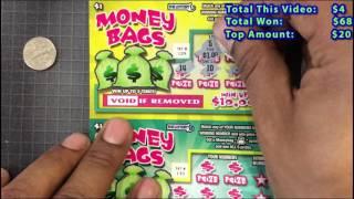 Mass Lottery Part 5 - Full Book Money Bags Scratch Offs