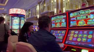CASINO WALK through ENCORE Boston Harbor's Slot Machines.  Virtual Slot Tour