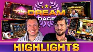 $50,000 Final Dream Race Stream HIGHLIGHTS! (Ft. Casino Streamers Slot Bonus Battles and more)