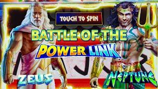 NEW SLOT ⋆ Slots ⋆️HIGH LIMIT Power Link Zeus & Neptune (3) Max Bet $30 Bonus Rounds Slot Machine Casino