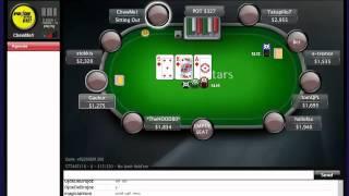 PokerSchoolOnline Live Training Video:" $11 and $4.50 180s Live" ChewMe1 (06/21/2012)