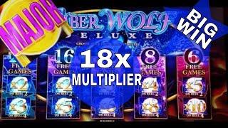 Timber Wolf Deluxe Slot Machine $4 Bet • Bonus Win• 18x MULTILIER •Super Big Win• LIVE SLOT PLAY