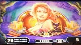 ENCHANTED DARKNESS Slot Machine 20 Spin Bonus Win