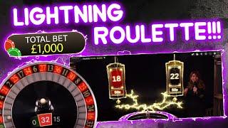 £2,000 vs Lightning Roulette!!
