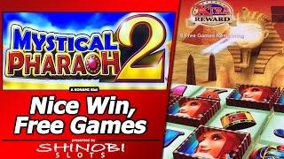 Mystical Pharaoh 2 Slot  - Free Spins, Nice Win in New Konami game