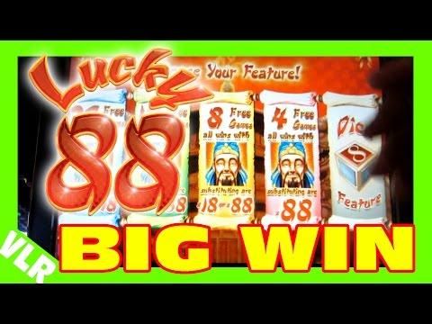 LUCKY 88 - BIG WIN - Las Vegas Slot Machine Bonus