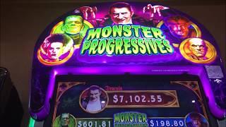 Monster Progressives Slot Machine Bonus