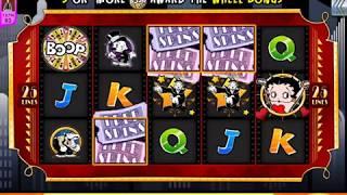 BETTY BOOP Video Slot Casino Game with a "BIG WIN" FREE SPIN AND WHEEL BONUS