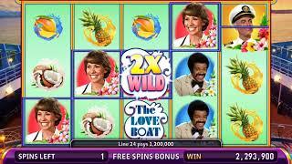 THE LOVE BOAT: SETTING SAIL Video Slot Casino Game with a SUNSET CRUISE FREE SPIN  BONUS