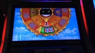 WMS' Cheshire Cat Slot Machine - Nice Bonus Round While Just Testing Out New Machine