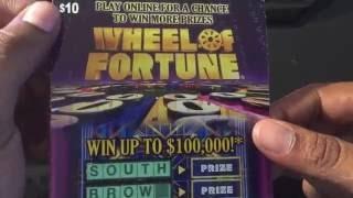 Wheel of Fortune scratch off from West Virginia Lottery