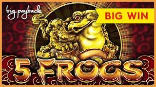 SHORT & SWEET! 5 Frogs Slot - MYSTERY BONUS, YES!!